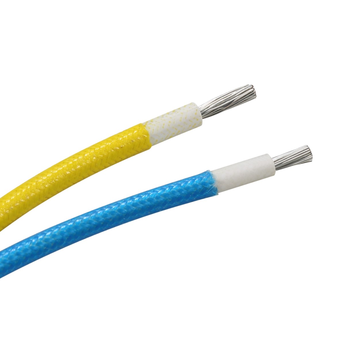 Fiberglass Braided Electrical Cable silicone insulation wire Heat Proof