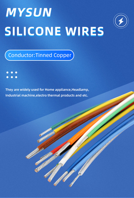 UL 3074 600V Silicone Rubber Insulated Wire Copper Core For Headlamp