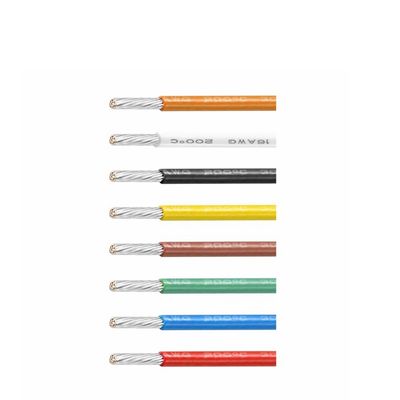 UL1180 PTFE Wire 200C tahan suhu tinggi 12-32 AWG