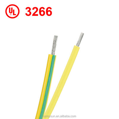 UL3266 XLPE Hook Up Wire dengan konduktor tembaga kaleng 125C suhu nominal dan tegangan nominal 300V