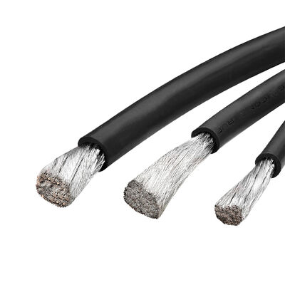 Kabel Baterai Silikon Suhu Tinggi 200C 600V dengan Konduktor Tembaga Berlapis Timah