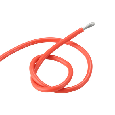 VDE Silicone Flexible Insulated Wire 26AWG 0.48mm Rubber Fiberglass Braiding Cable